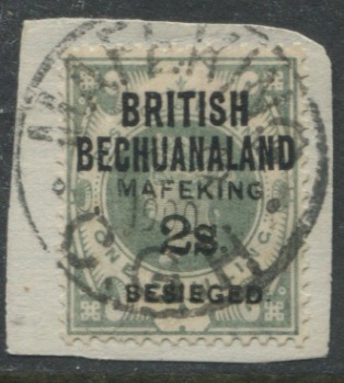 Stamps and Covers MAFEKING BESIEGED 2/- on 1/- British Bechuanaland (SG16)